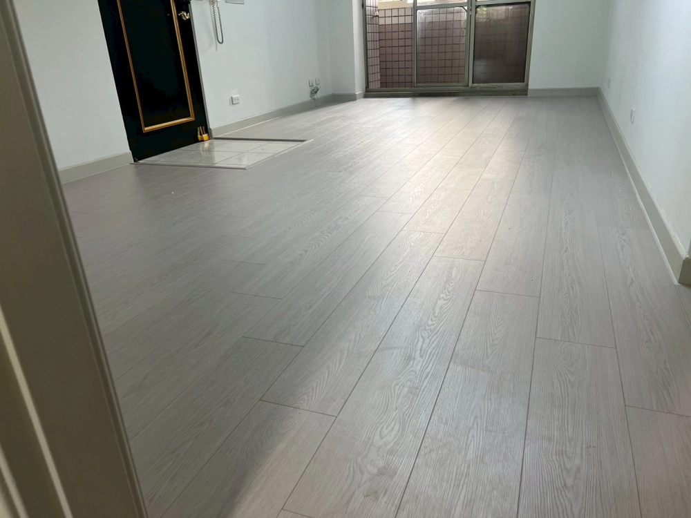 桃園｜德國Krono超耐磨地板｜莫內系列｜72小時防水｜奈良灰橡｜16坪