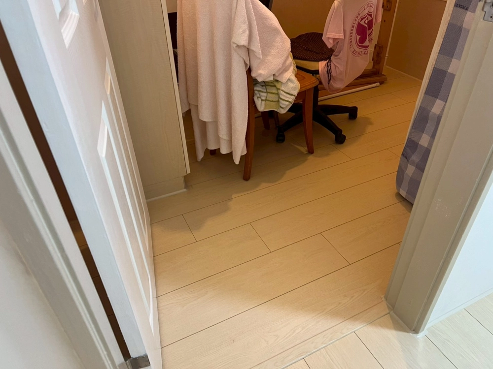 台北｜德國Krono超耐磨地板｜三井系列｜24小時防水｜長野檜木｜23坪