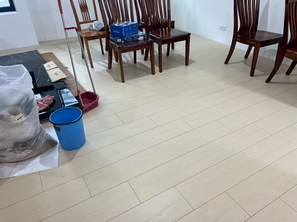 台北｜德國Krono超耐磨地板｜三井系列｜24小時防水｜長野檜木｜23坪