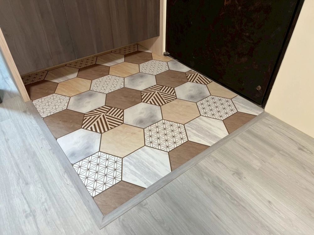 桃園｜Spc石塑地板｜三井系列｜8mm｜底特律｜18坪