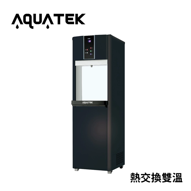 【Aquatek 沛宸】AQ-1522T直立式觸控 雙溫飲水機/熱交換型(黑色/白色)