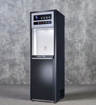【Aquatek 沛宸】AQ-1123 直立式三溫飲水機 冰溫熱 ／熱交換型(黑色/白色)