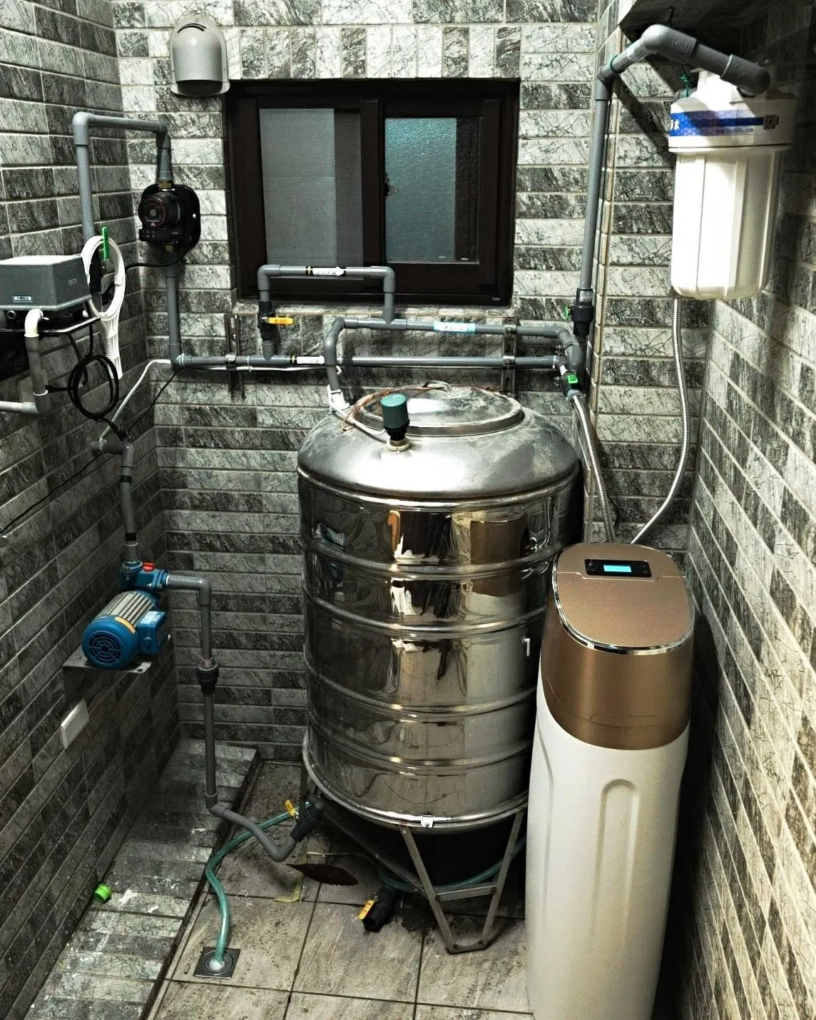 10吋大胖 單道式鐵片(含碳纖濾心)