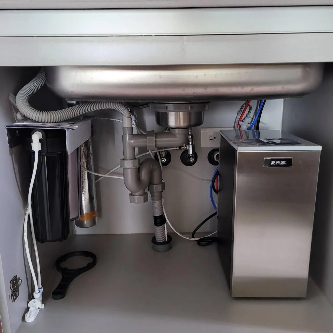 【Everpure 愛惠浦 】HS288T plus316不鏽鋼冷熱觸控廚下型飲水機【閃耀黑／時尚銀／沈穩灰】