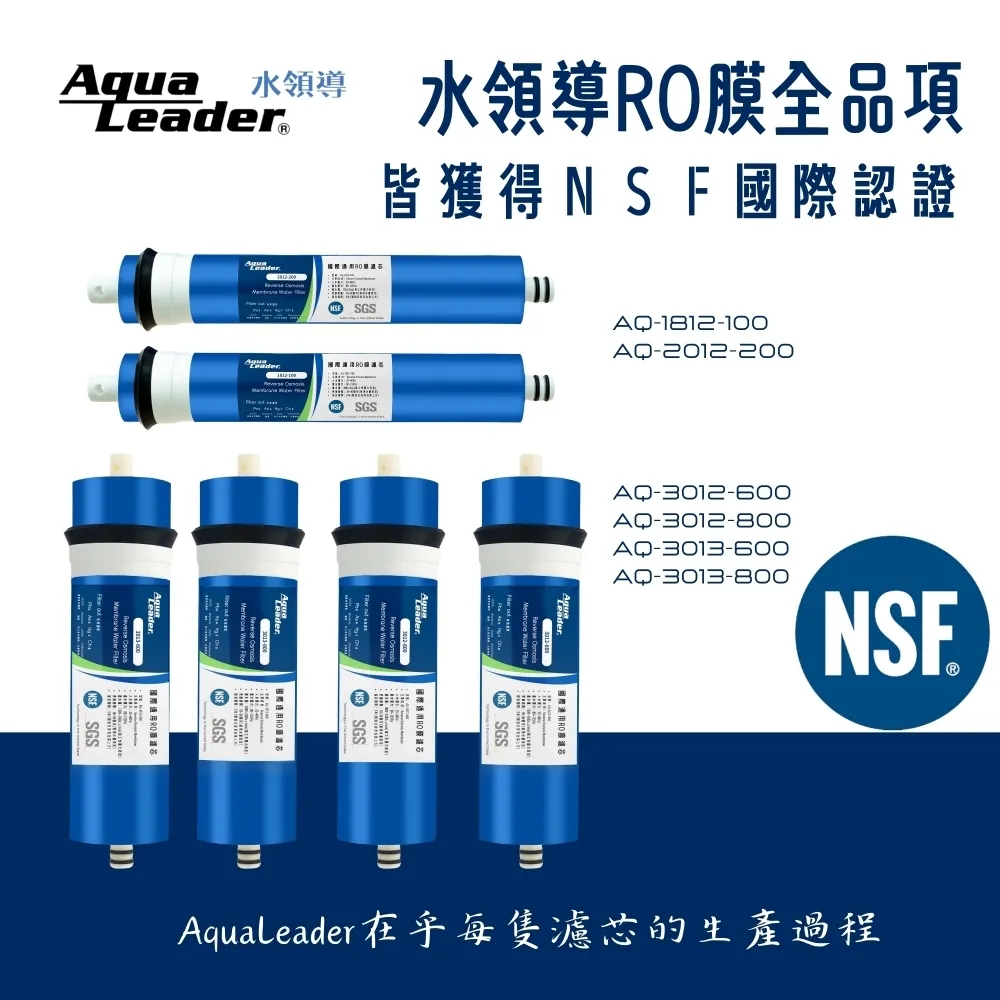 【Aqua Leader水領導】3013-600G RO膜濾芯