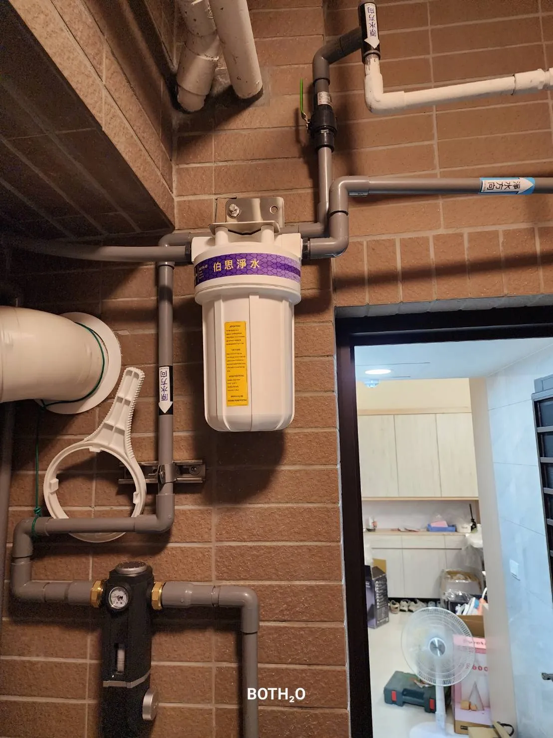 10吋大胖 單道式鐵片(含碳纖濾心)