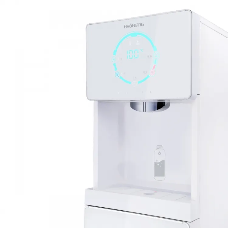 【Haohsing 豪星】立地型 智慧熱交換飲水機『 免接觸面版』 H1-DR/H1-WR 三溫飲水機