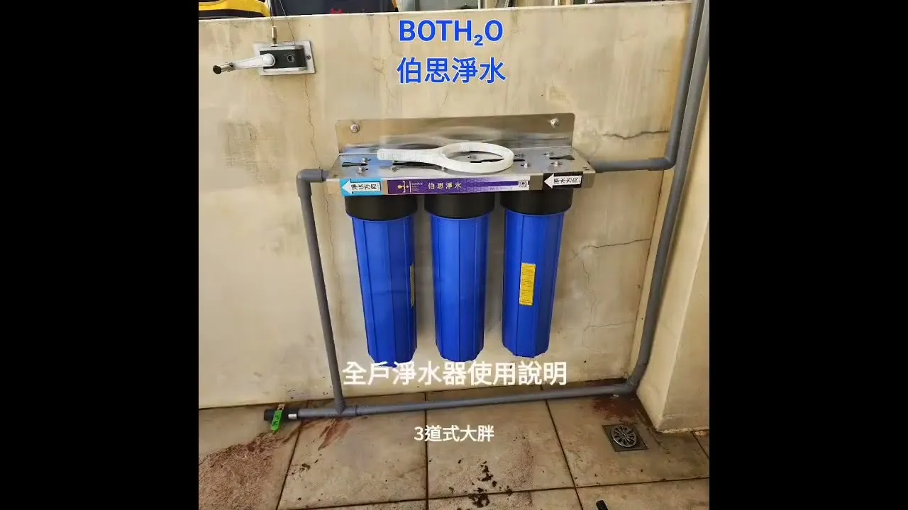 伯思淨水 大雅 全戶淨水器 施工過程 大胖 快速說明