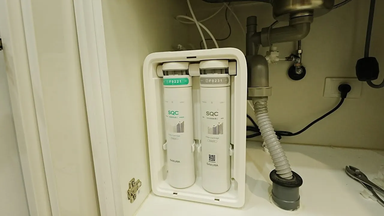 伯思淨水 安美學 櫻花 P0585 更換濾心說明