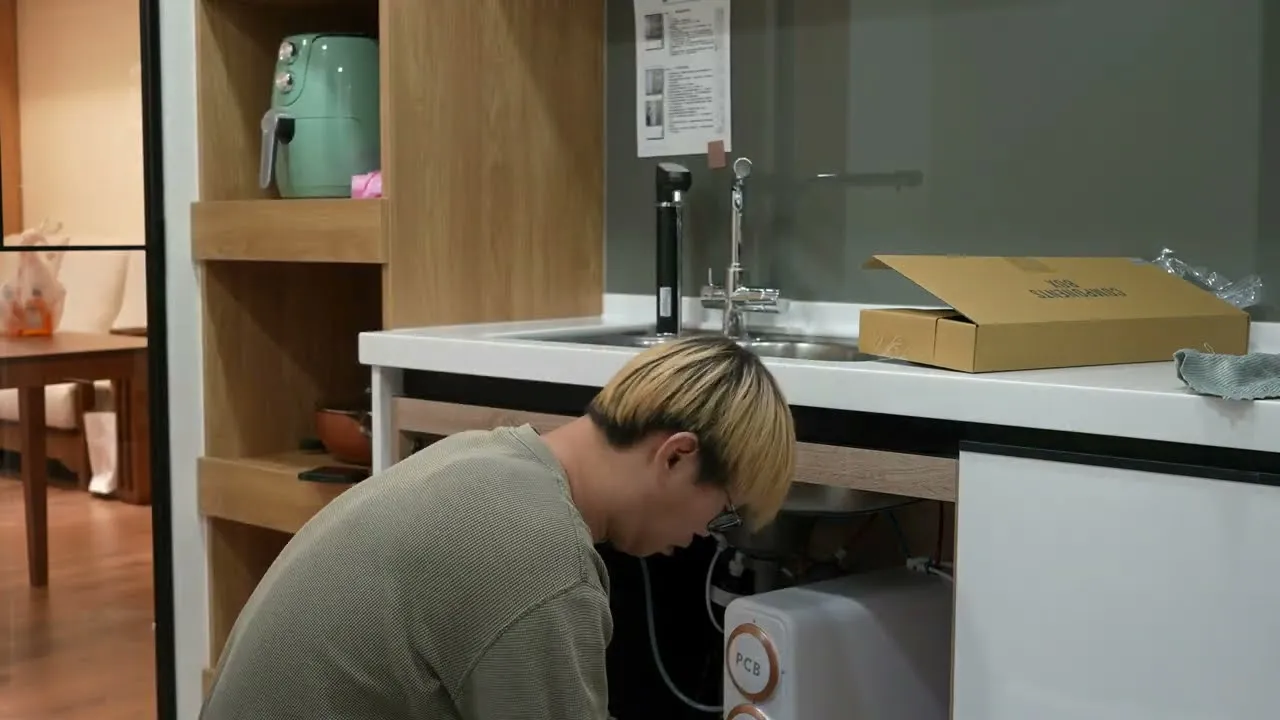 伯思淨水 4K 縮時影片 樹自在 普立創淨水器 廚下飲水機 安裝