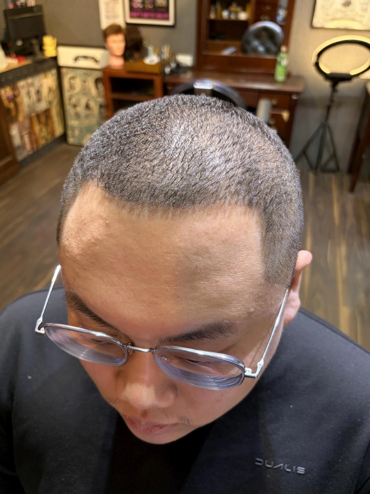 燙髮作品｜寸頭燙｜新竹男士寸頭燙髮｜竹北男士寸頭燙髮