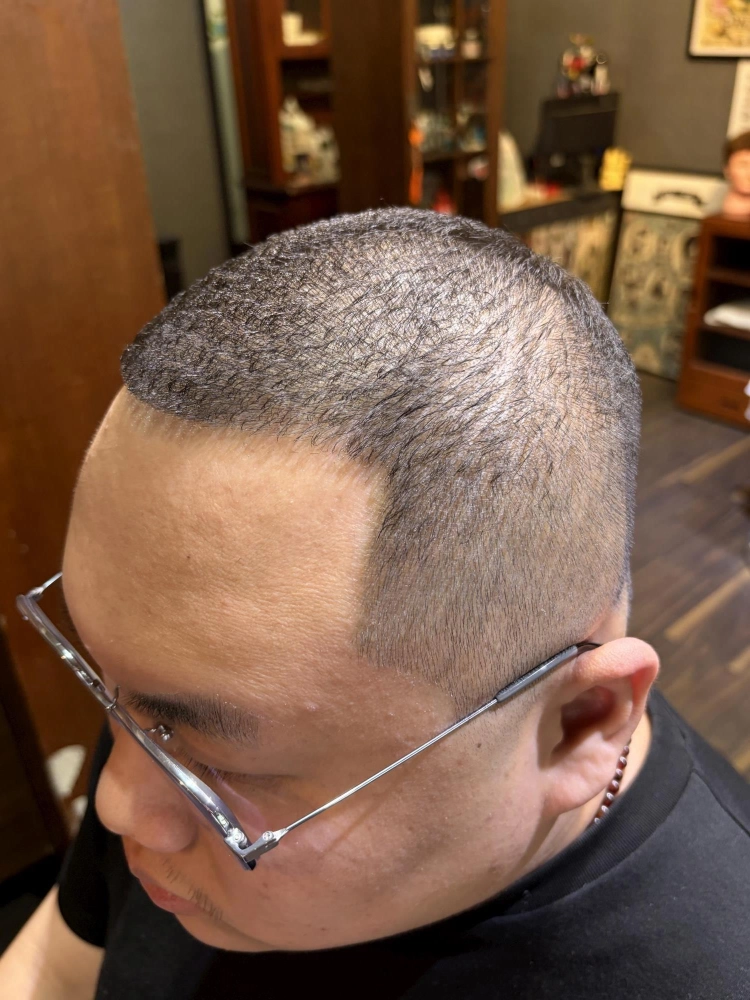 燙髮作品｜寸頭燙｜新竹男士寸頭燙髮｜竹北男士寸頭燙髮