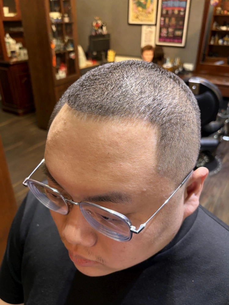 燙髮作品｜寸頭燙｜新竹男士寸頭燙髮｜竹北男士寸頭燙髮