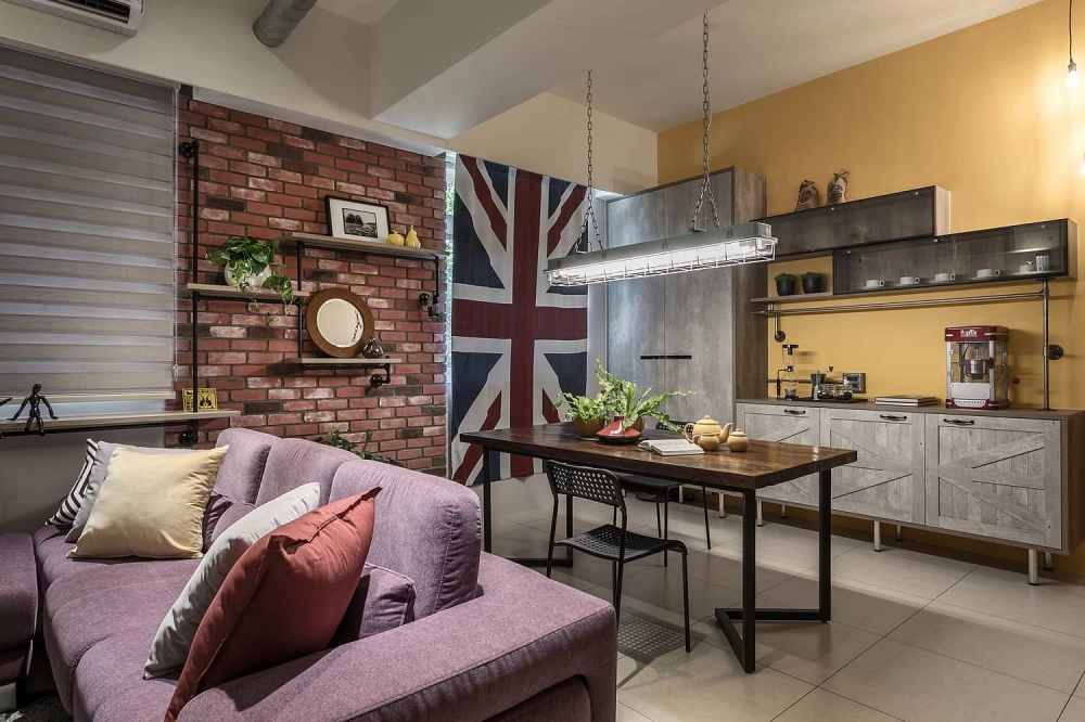 英式工業風，有個性!