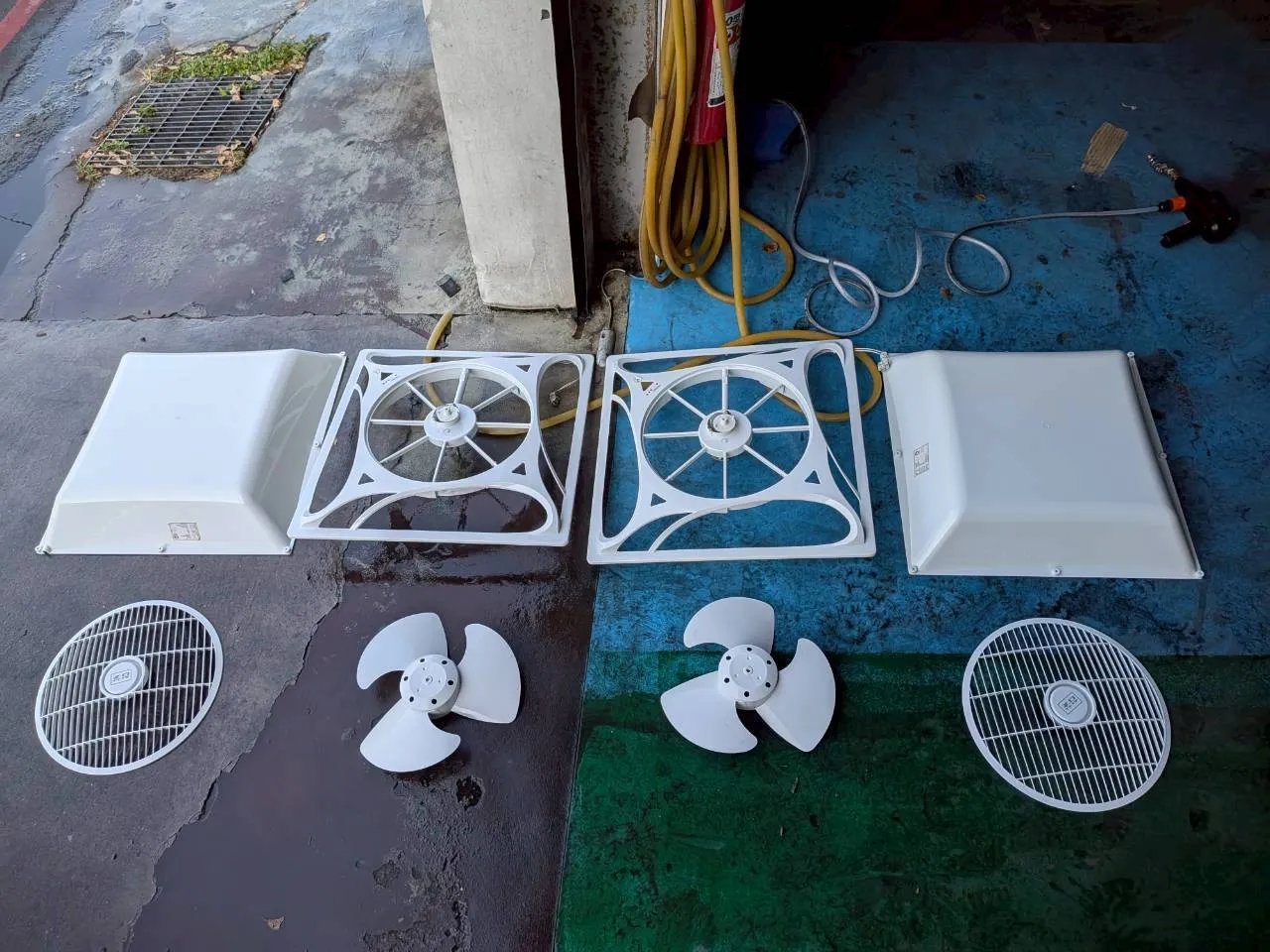 輕鋼架循環扇清洗