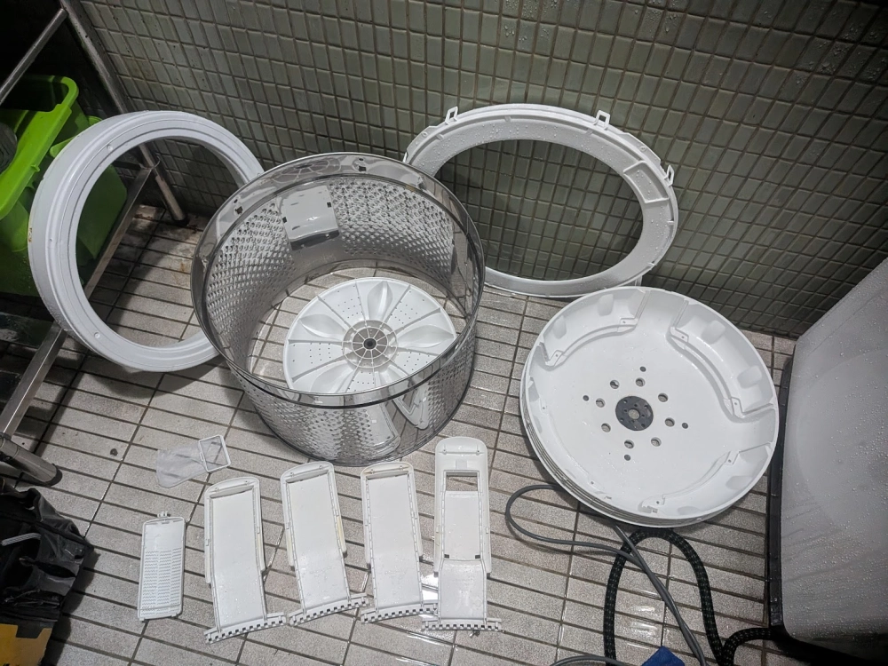 直立式洗衣機清洗