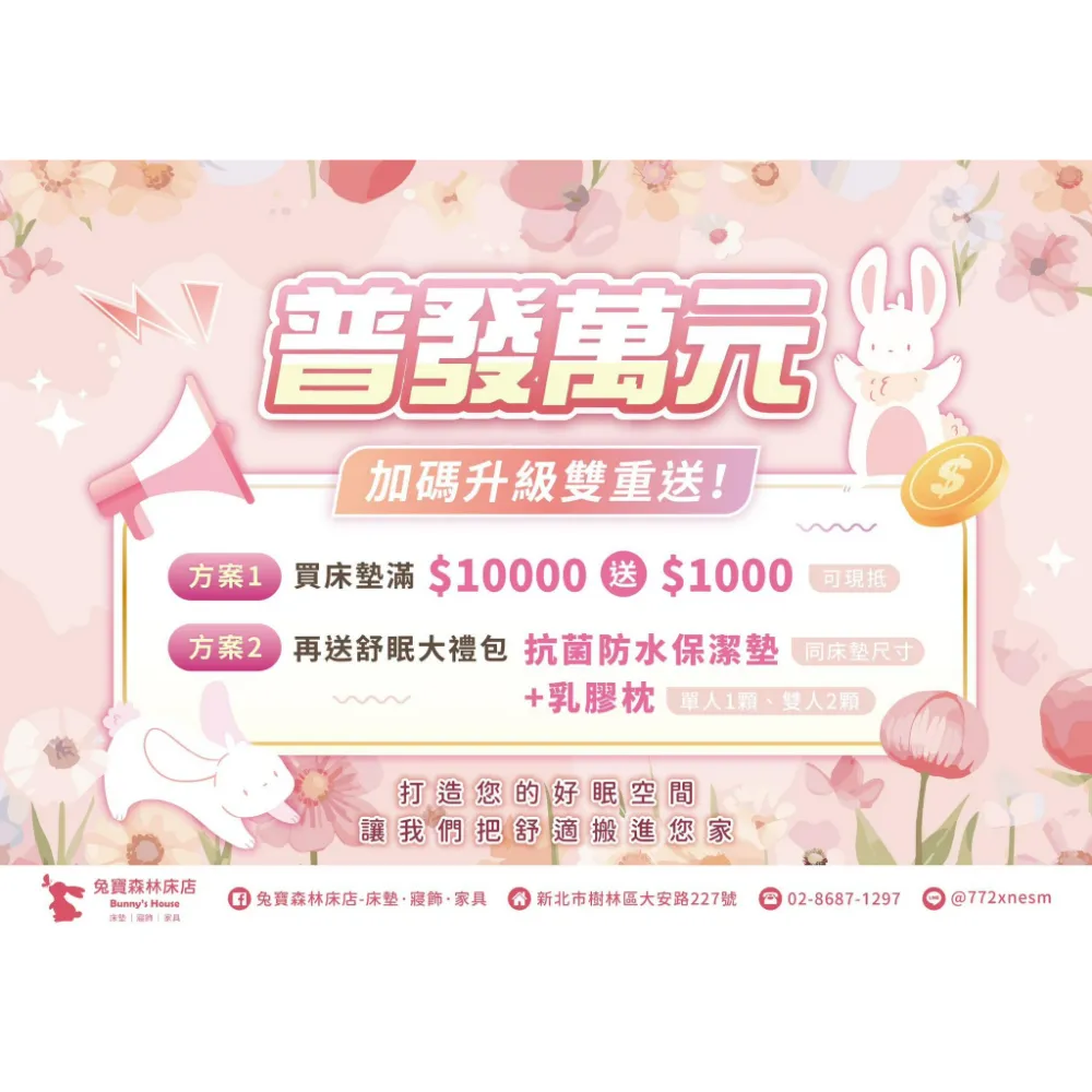 普發萬元・加碼升級雙重送