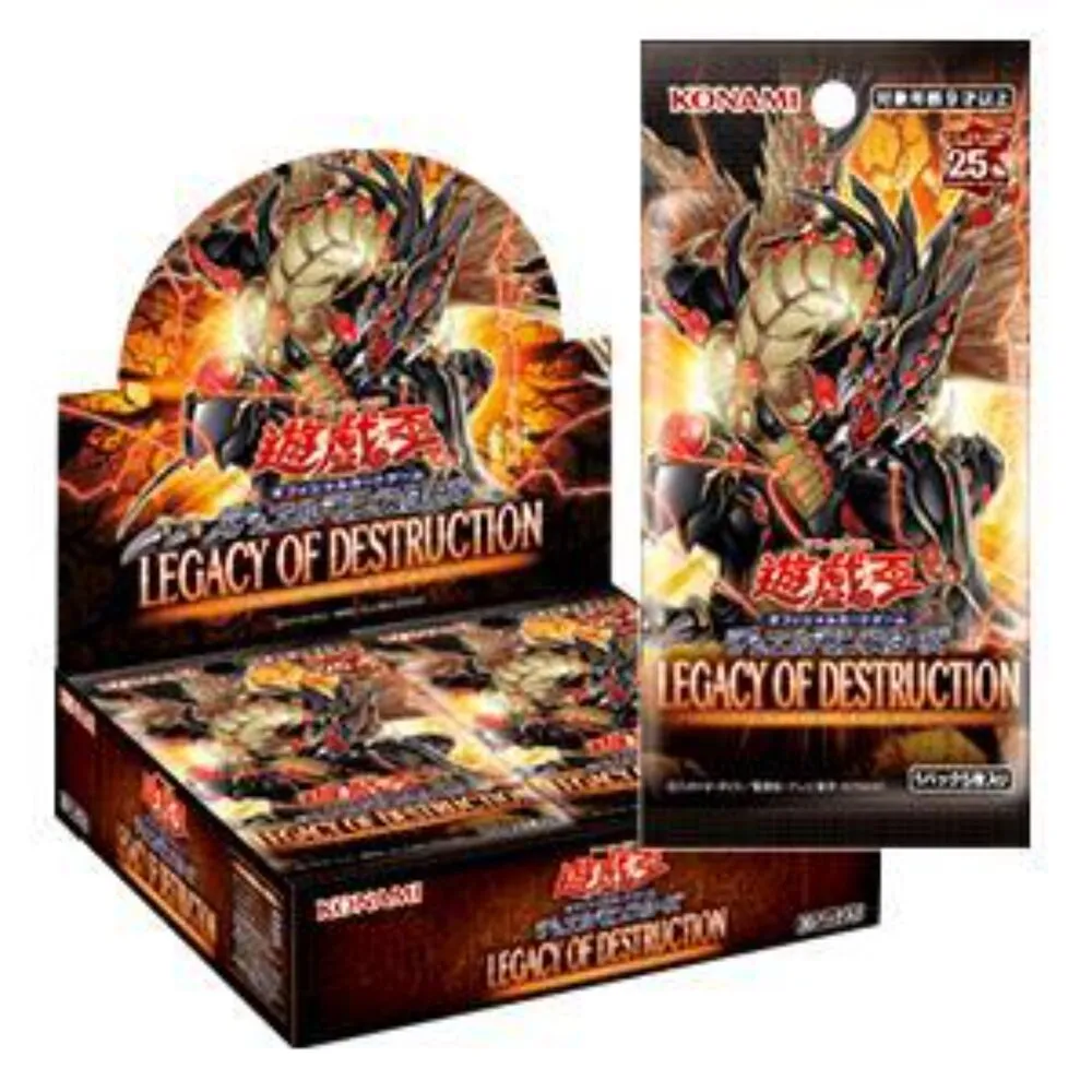 日紙 YGO 遊戲王 1204 LEDE 破壞龍遺產 補充包 整盒 含初回特典 紙牌