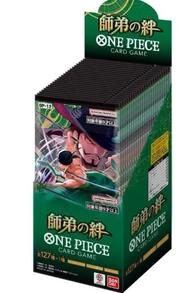 航海王 海賊王 OP-12 OP12 第12彈 補充包 整盒 日文版 師弟之絆