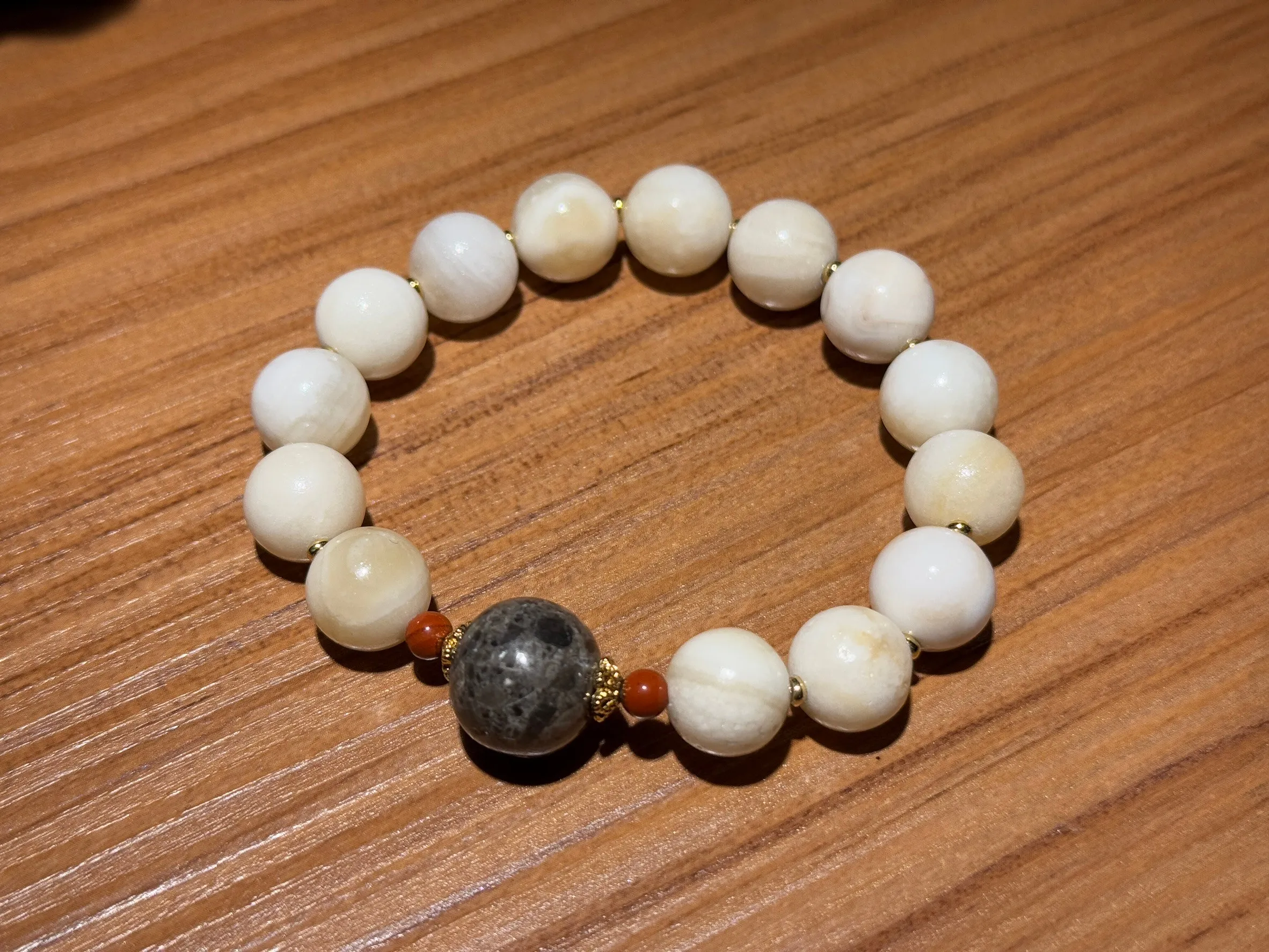 黑金鋼光明舍利手珠