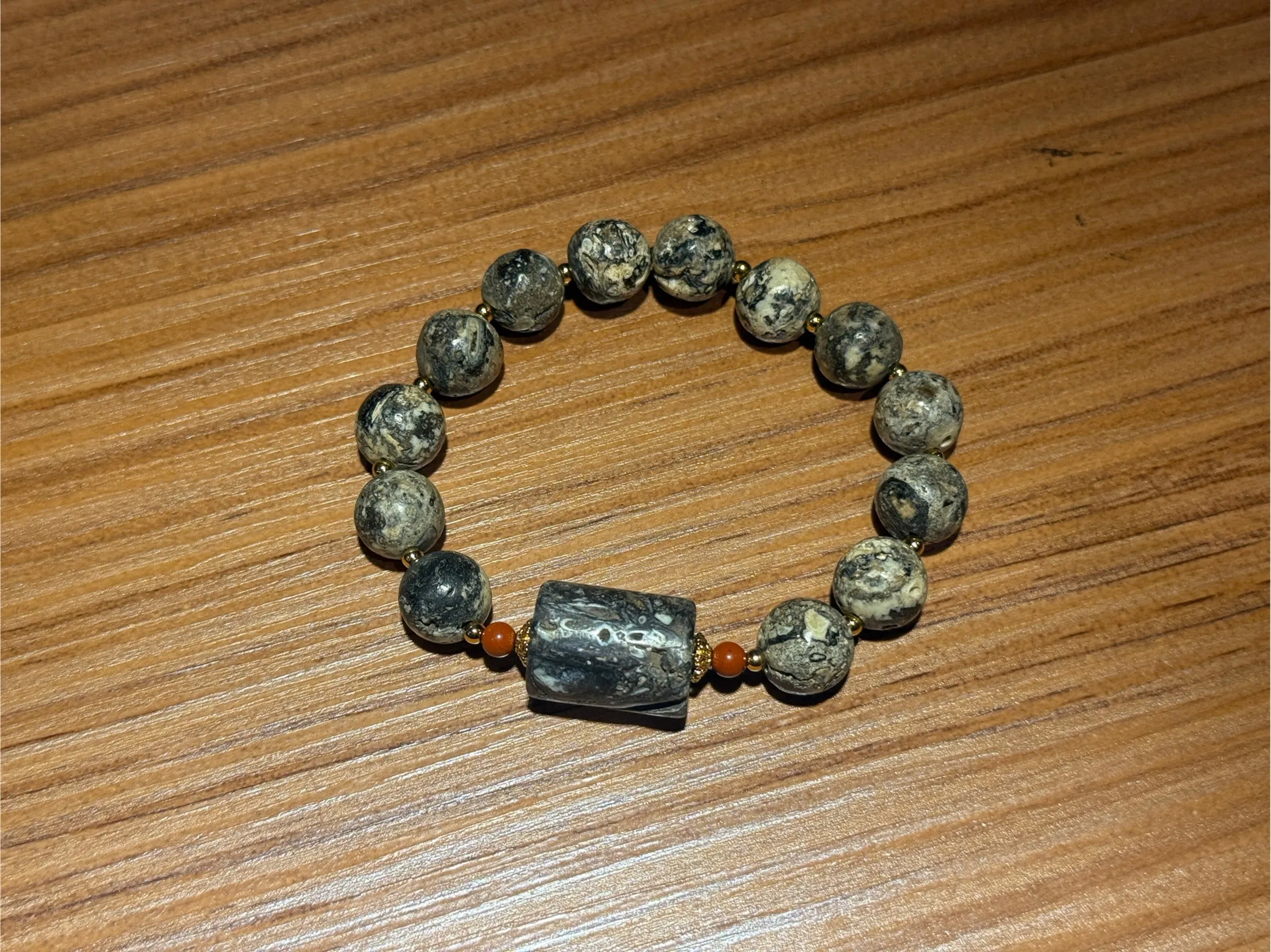 黑靈骨管狀手珠