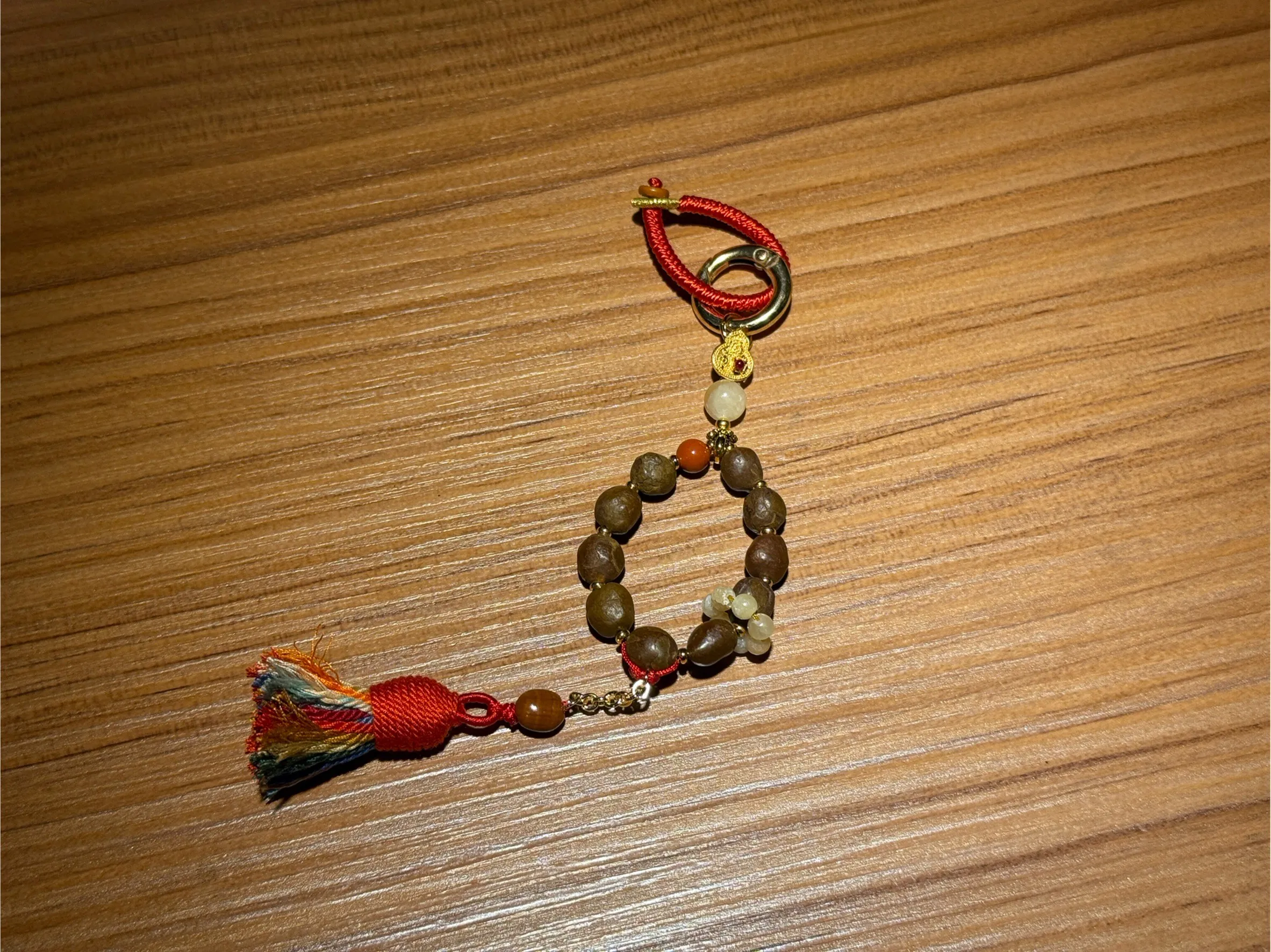 紅舍利十全十美 手機掛飾