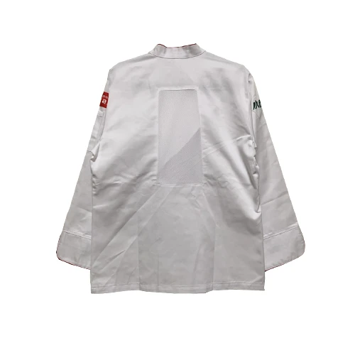 客製化單排排汗廚師服-C418