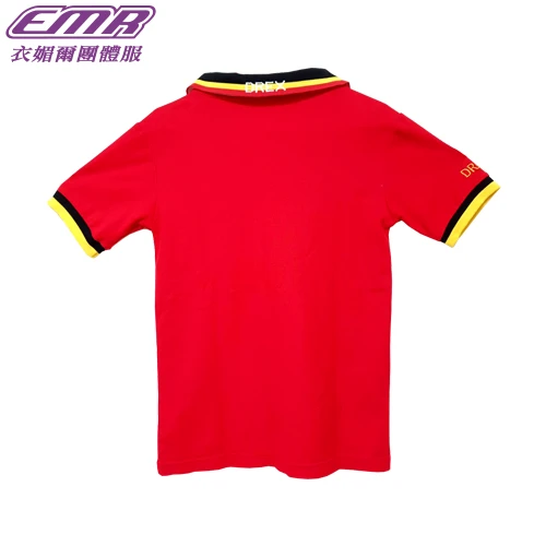 剪接配色POLO衫-P086