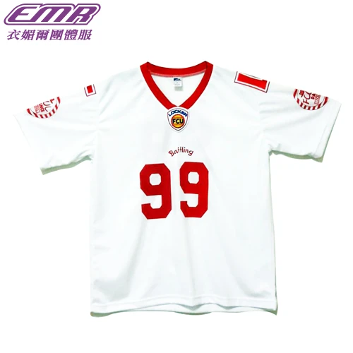 社團V領T恤-T009