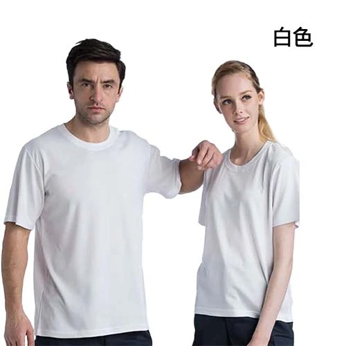 現貨排汗紗素色T恤-T101