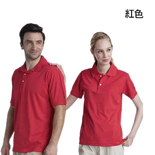 現貨排汗紗素色POLO衫-P101