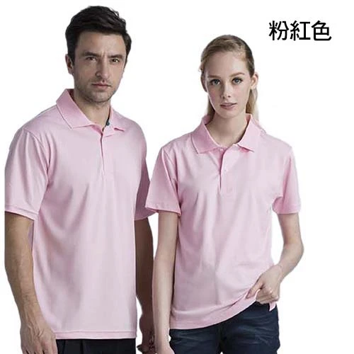 現貨排汗紗素色POLO衫-P101