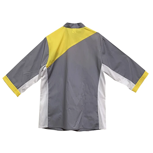 剪接透氣布工作服-W330