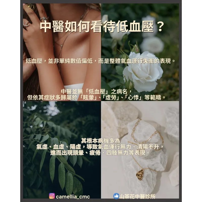 中醫如何看待低血壓？