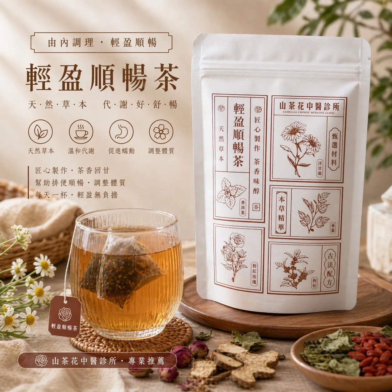 輕盈順暢茶