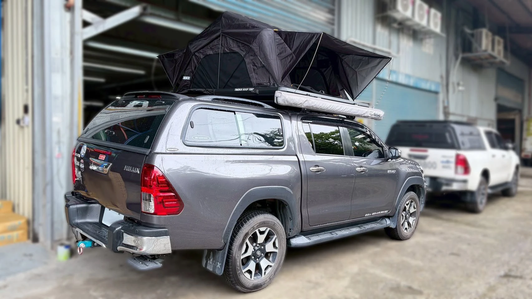 【TOYOTA Hilux安裝】 ✨TIMEBOX XCR-170 PRO 超薄款鋁合金車頂帳