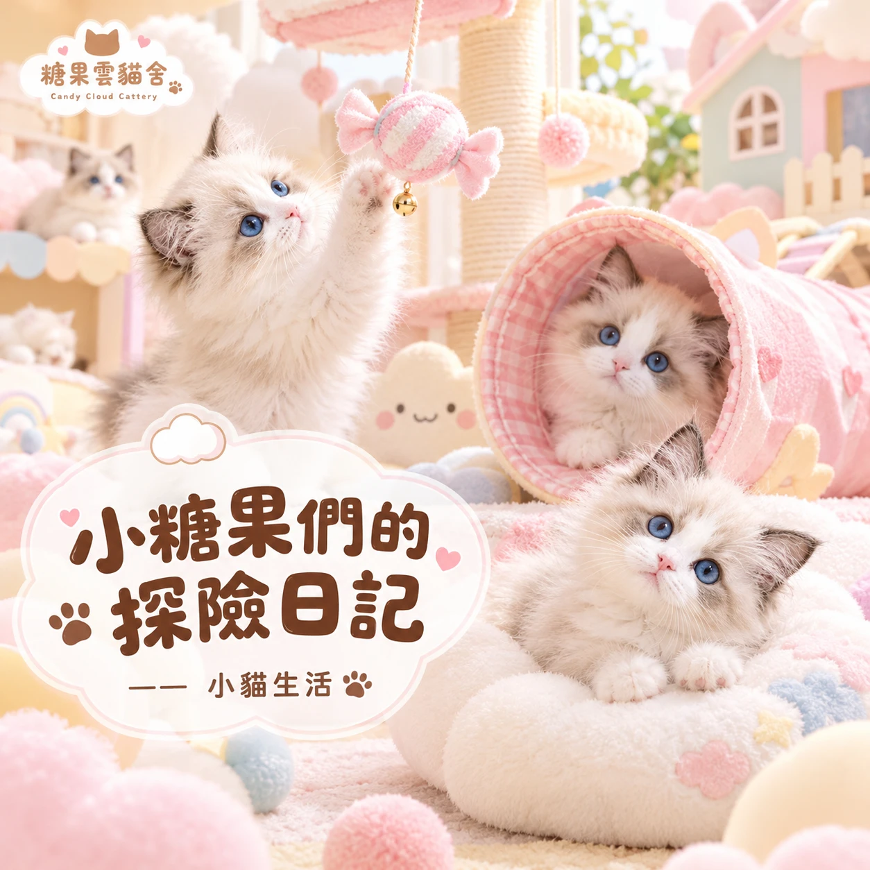 小糖果們的探險日記｜小貓生活