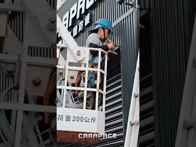 【招牌施工】大雨施工也不懈怠