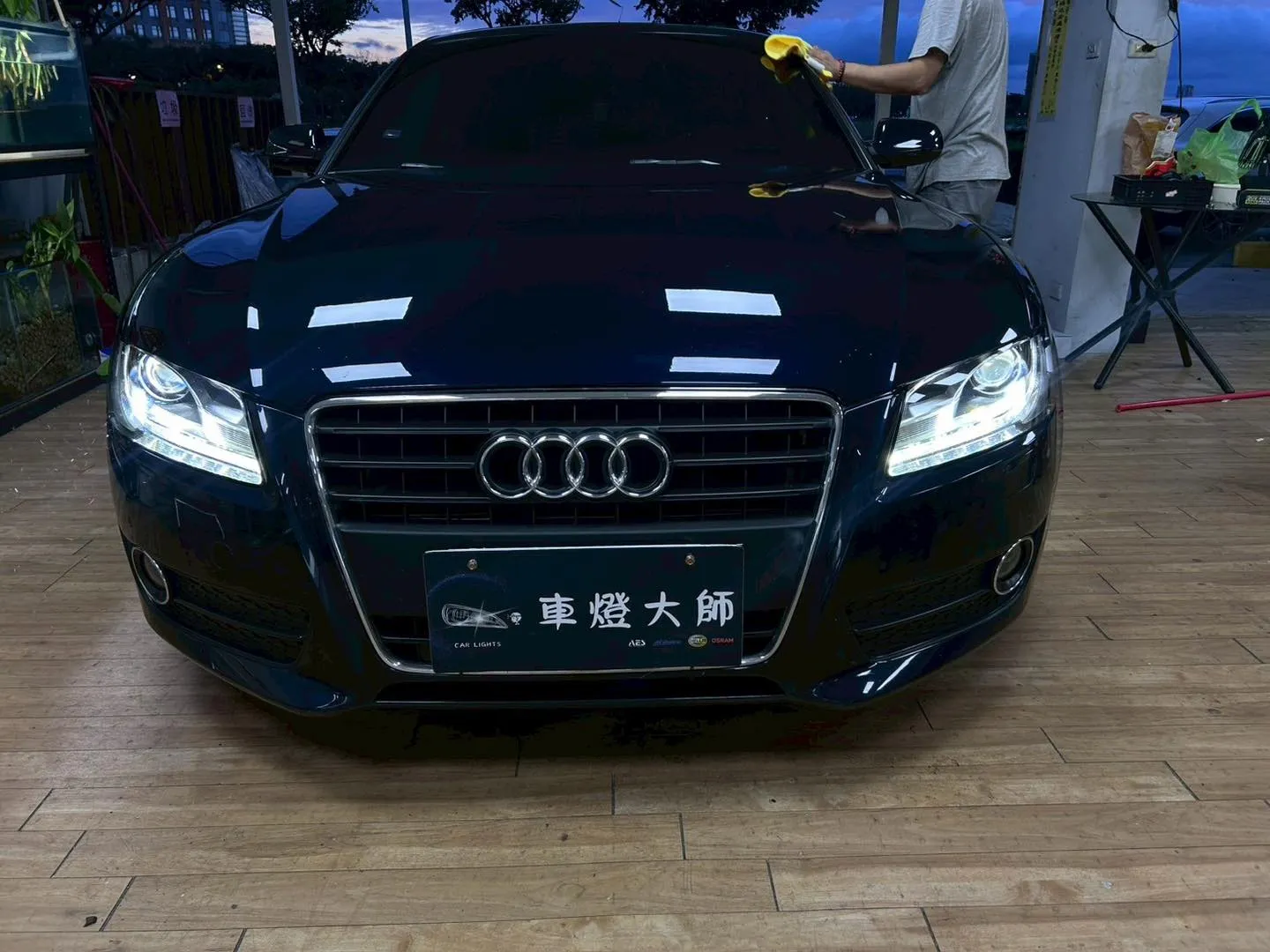 Vios 副廠燈具改裝｜小激光魚眼上身！