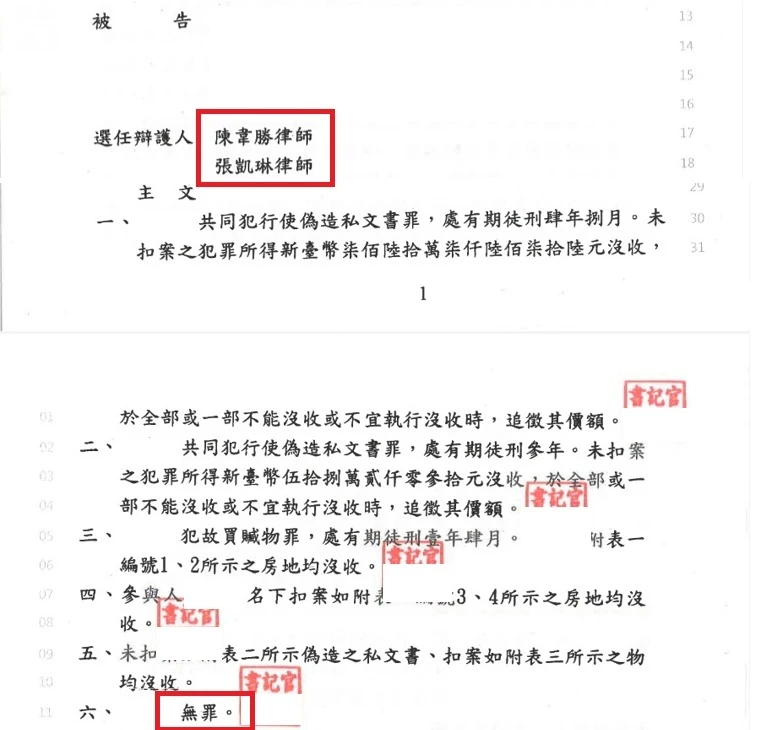 【無罪】詐欺洗錢偽造文書案件，成功爭取無罪！