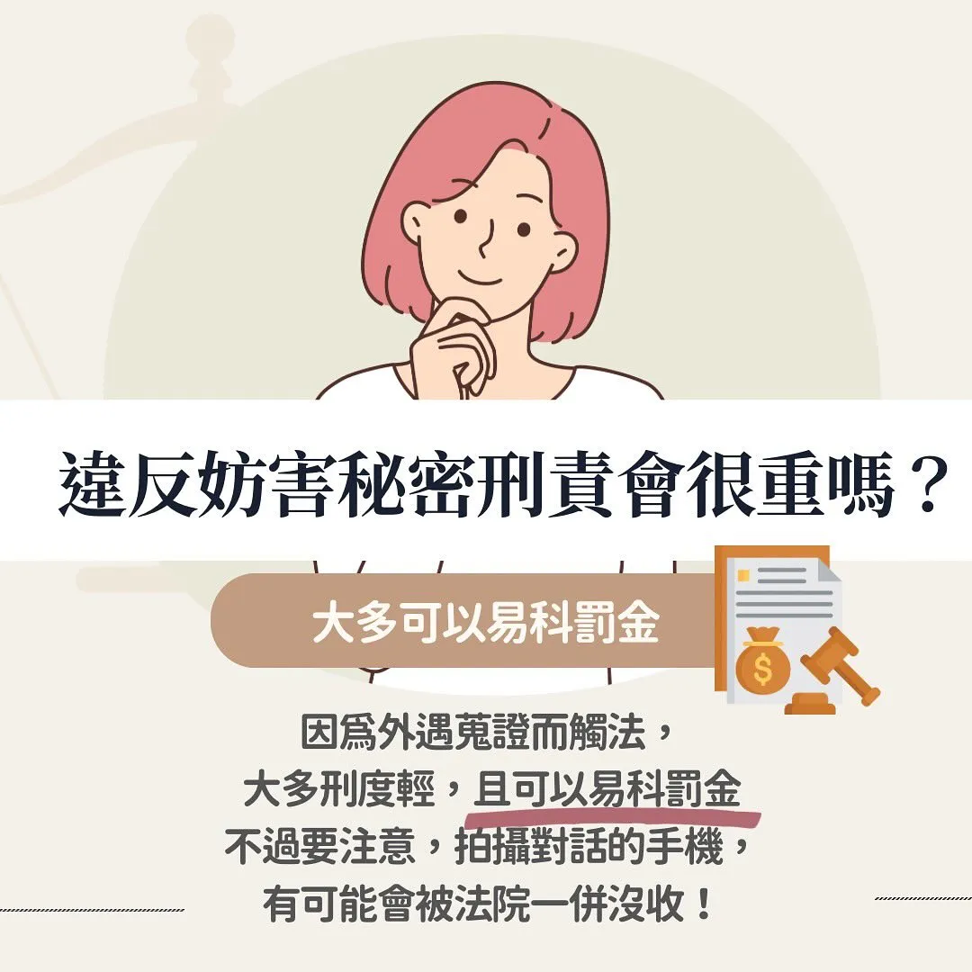 妨害秘密 易科罰金 外遇蒐證
