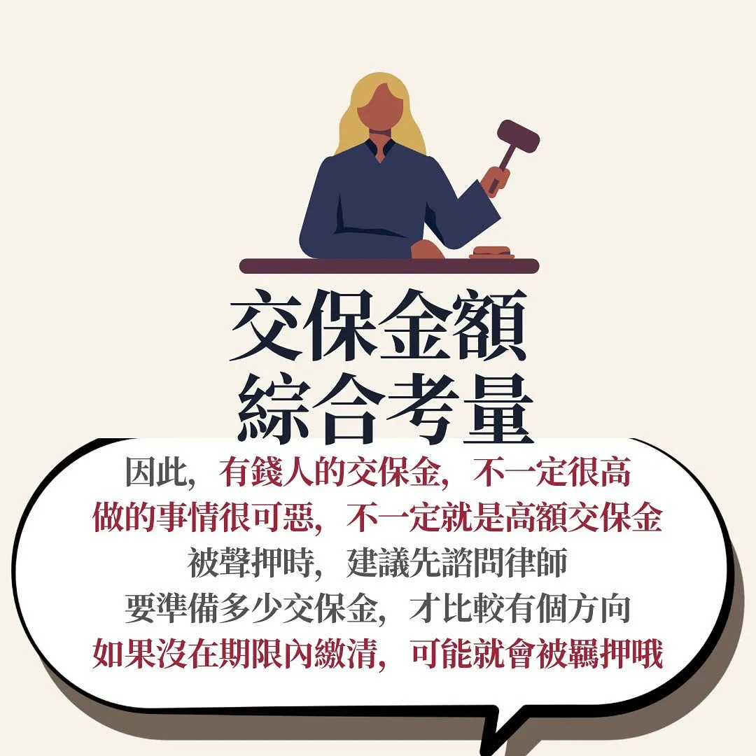 羈押 交保 交保金 具保