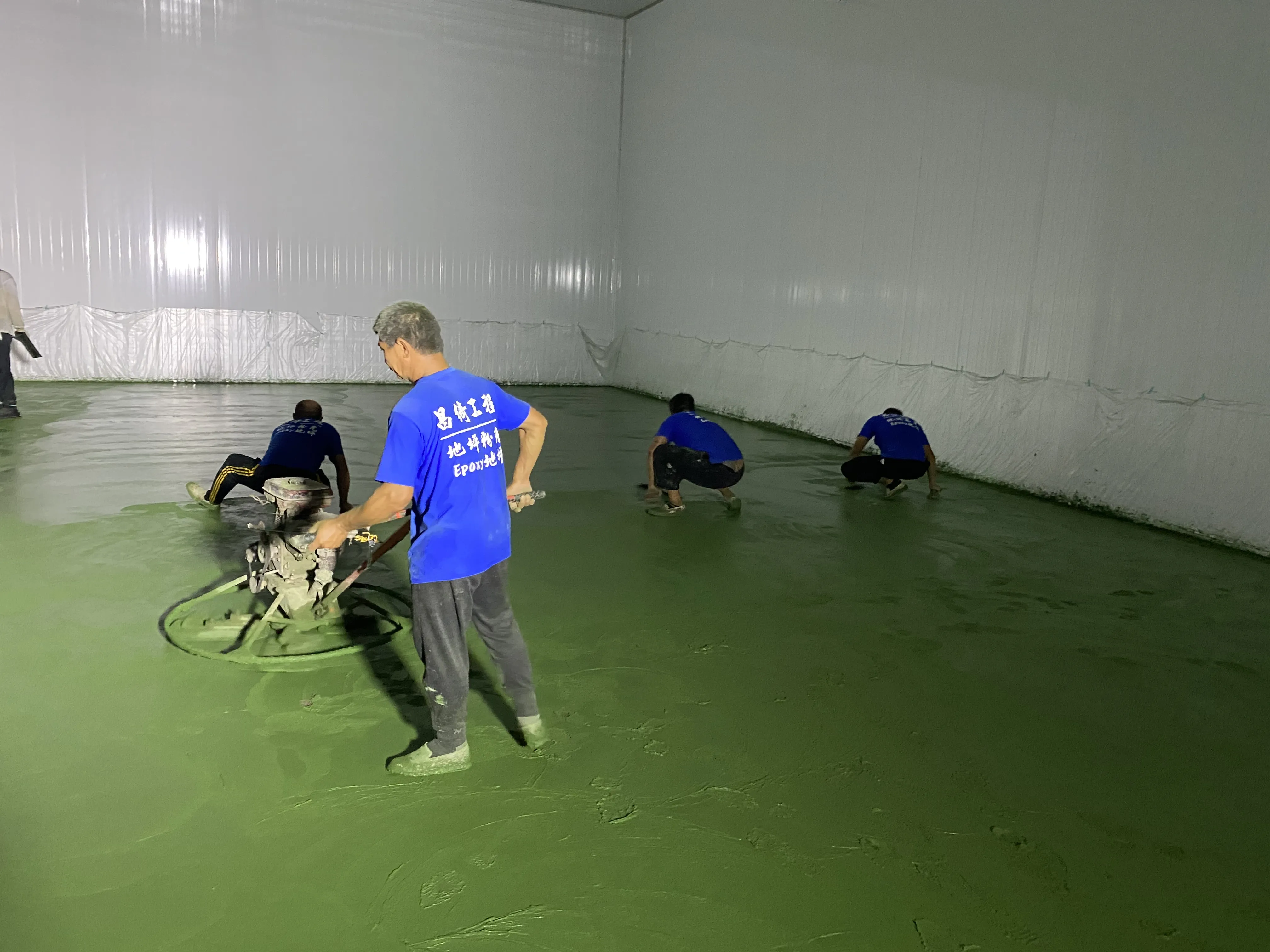 金剛砂染色地坪｜工業廠房地坪｜台北工業廠房地坪