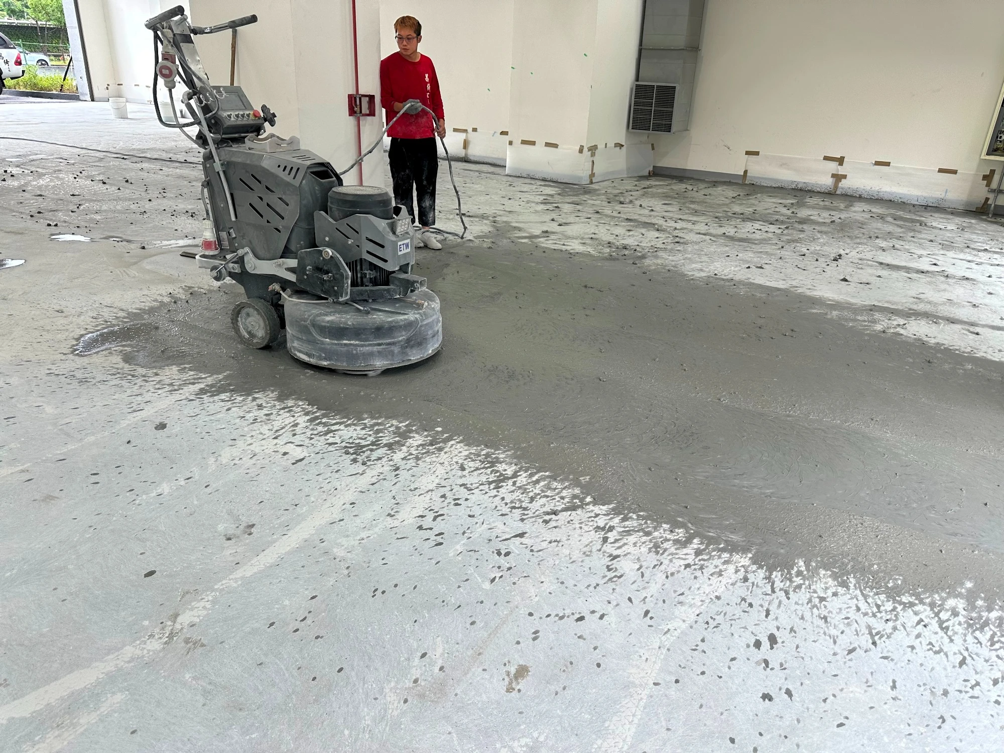 晶化地坪研磨｜桃園EPOXY地板施工｜台北地坪施工