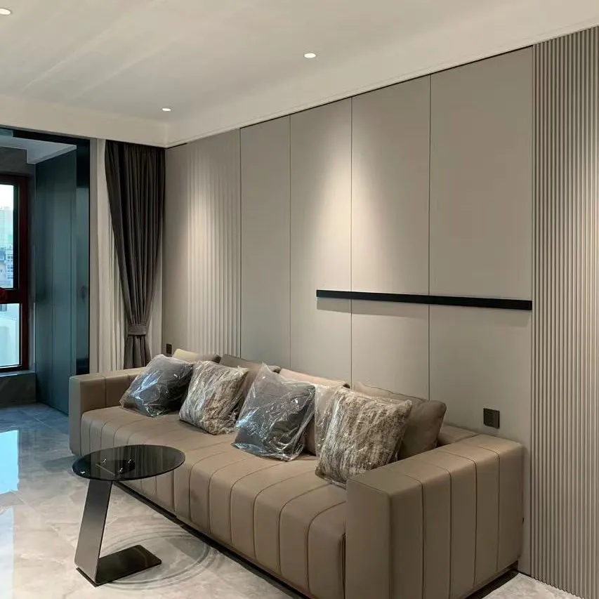 愛馬仕灰-沙發背景牆~