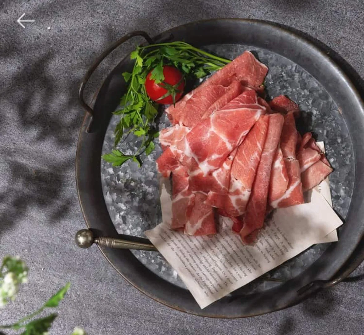 台灣豬梅花肉片