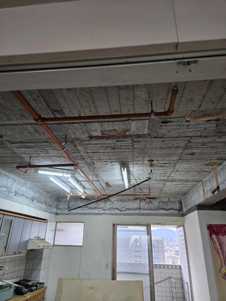 豐原第一家社區天花板裝潢拆除案例-台中拆除工程