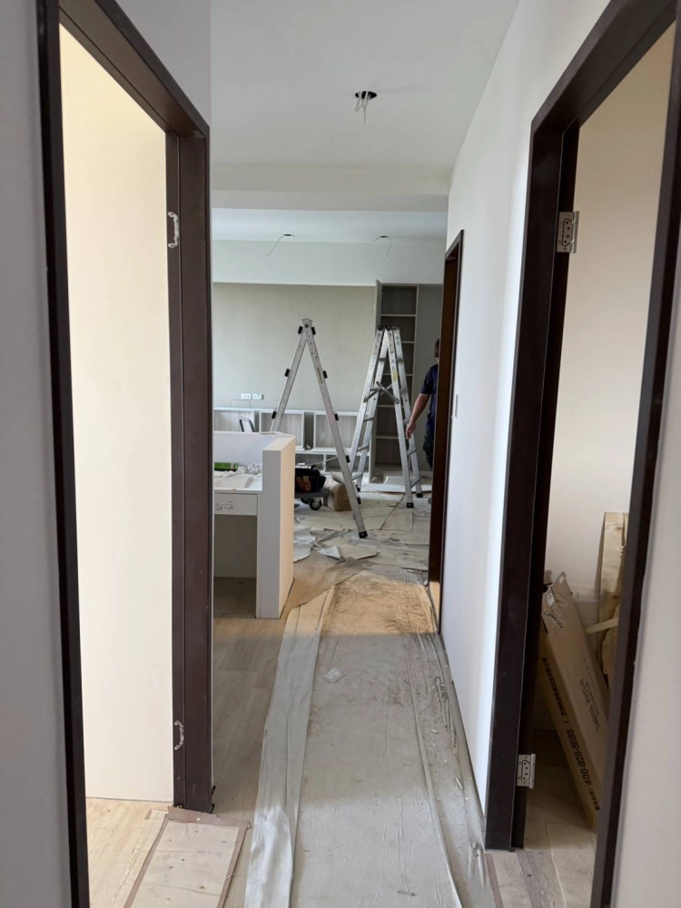 沙鹿裝潢後餘料保護板拆清工程