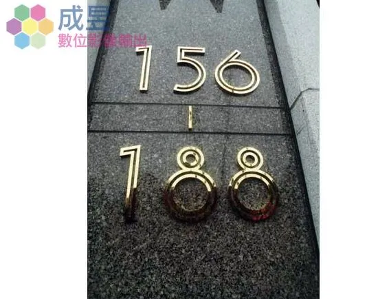 立體字-門牌
