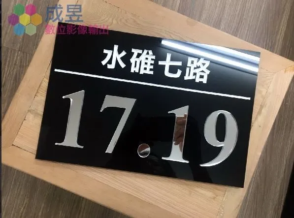 立體字-門牌
